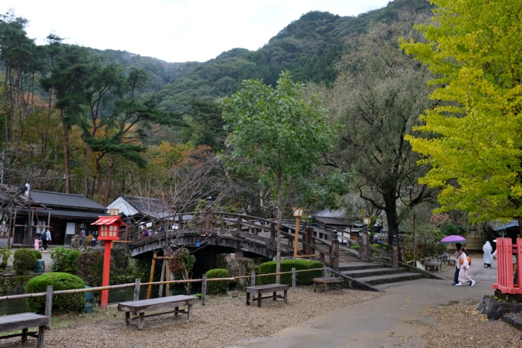 日光江戶村裡面的橋