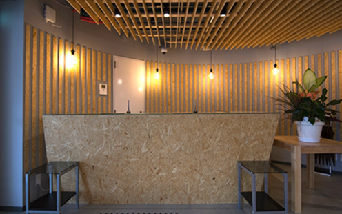 日光車站旅館二號館櫃台