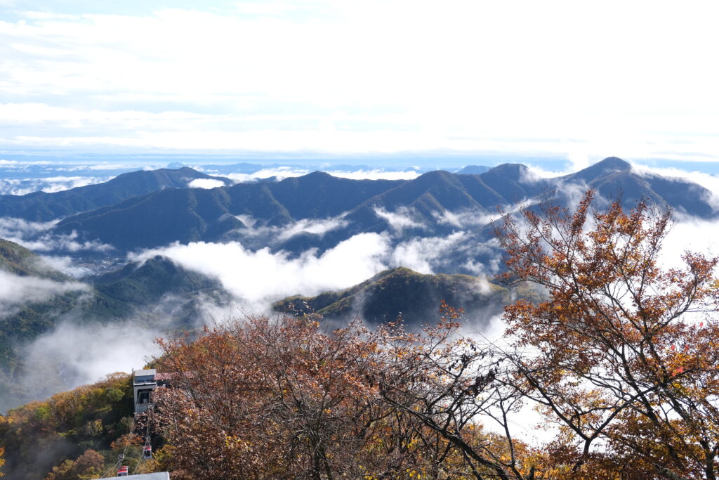 明智平纜車展望台